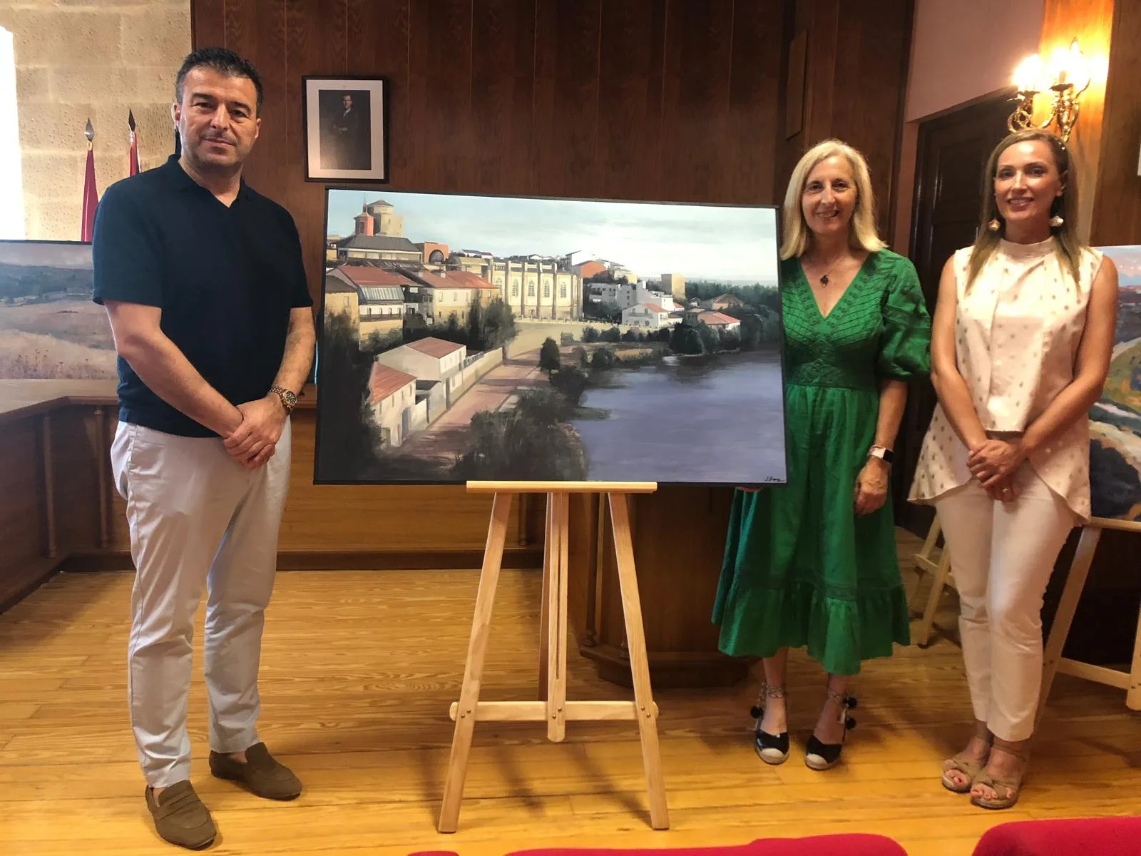 Alba de Tormes celebra el certamen de pintura al aire libre con gran éxito
