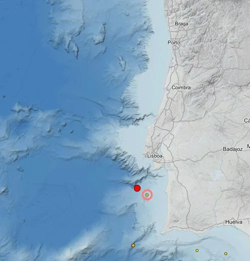 Terremoto de magnitud 5,5 sacude Portugal y se siente en varias regiones de España