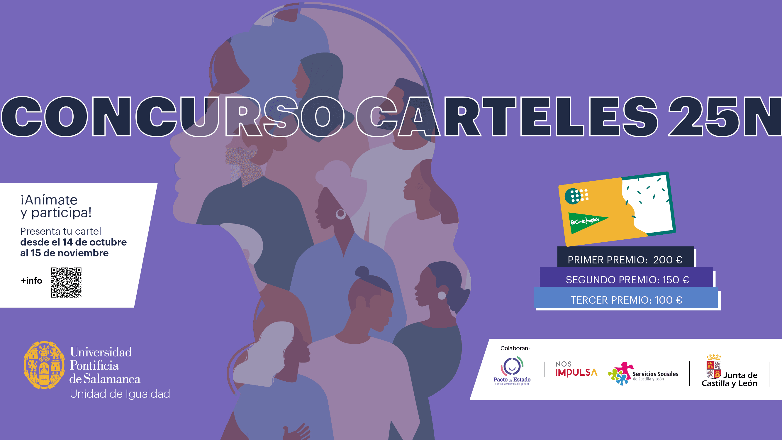 Concurso de Carteles 25N en la Universidad Pontificia de Salamanca