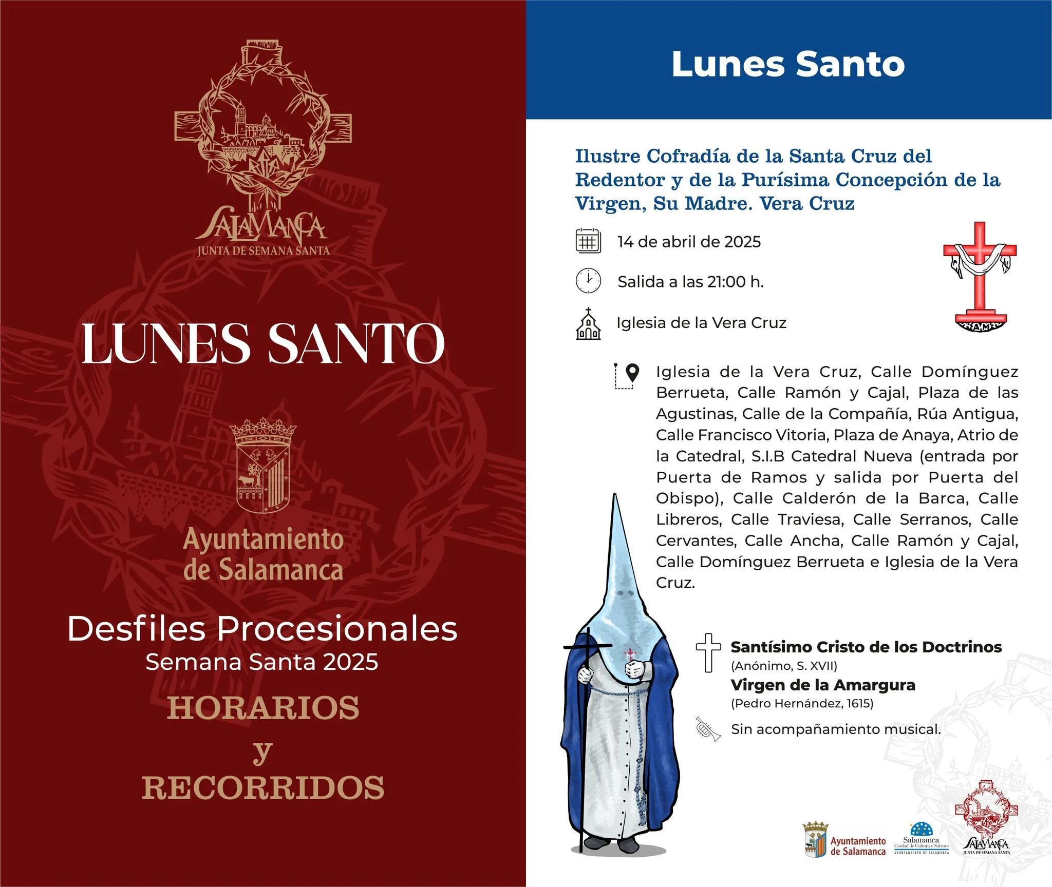 Lunes Santo en Salamanca: las procesiones de hoy podrán seguirse en tiempo real vía GPS