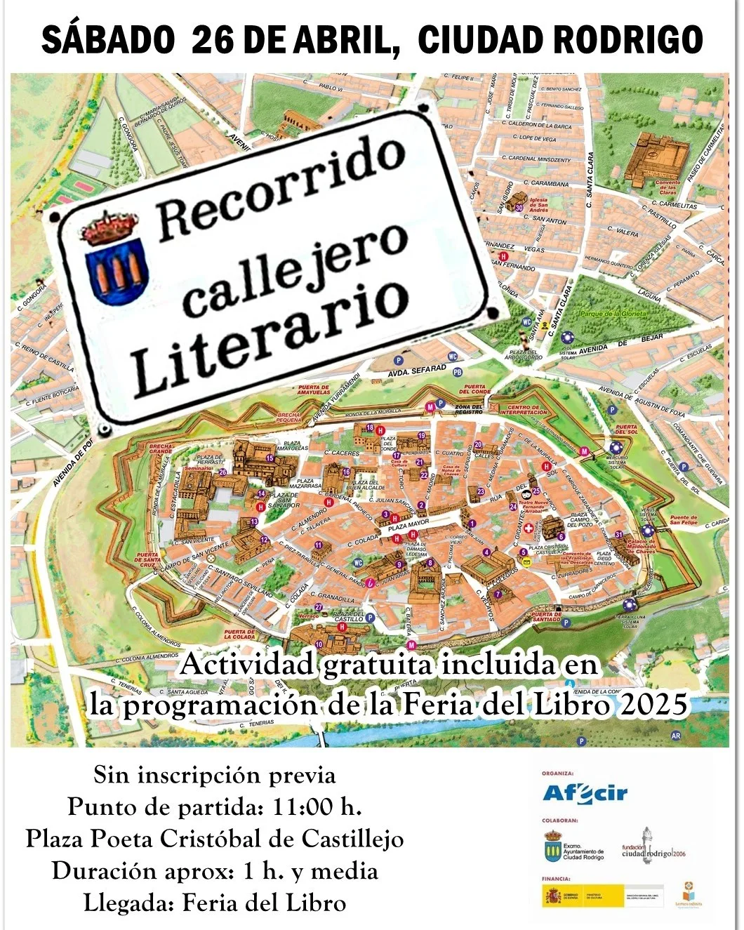 Ciudad Rodrigo celebra un fin de semana literario y familiar con actividades para todos los públicos