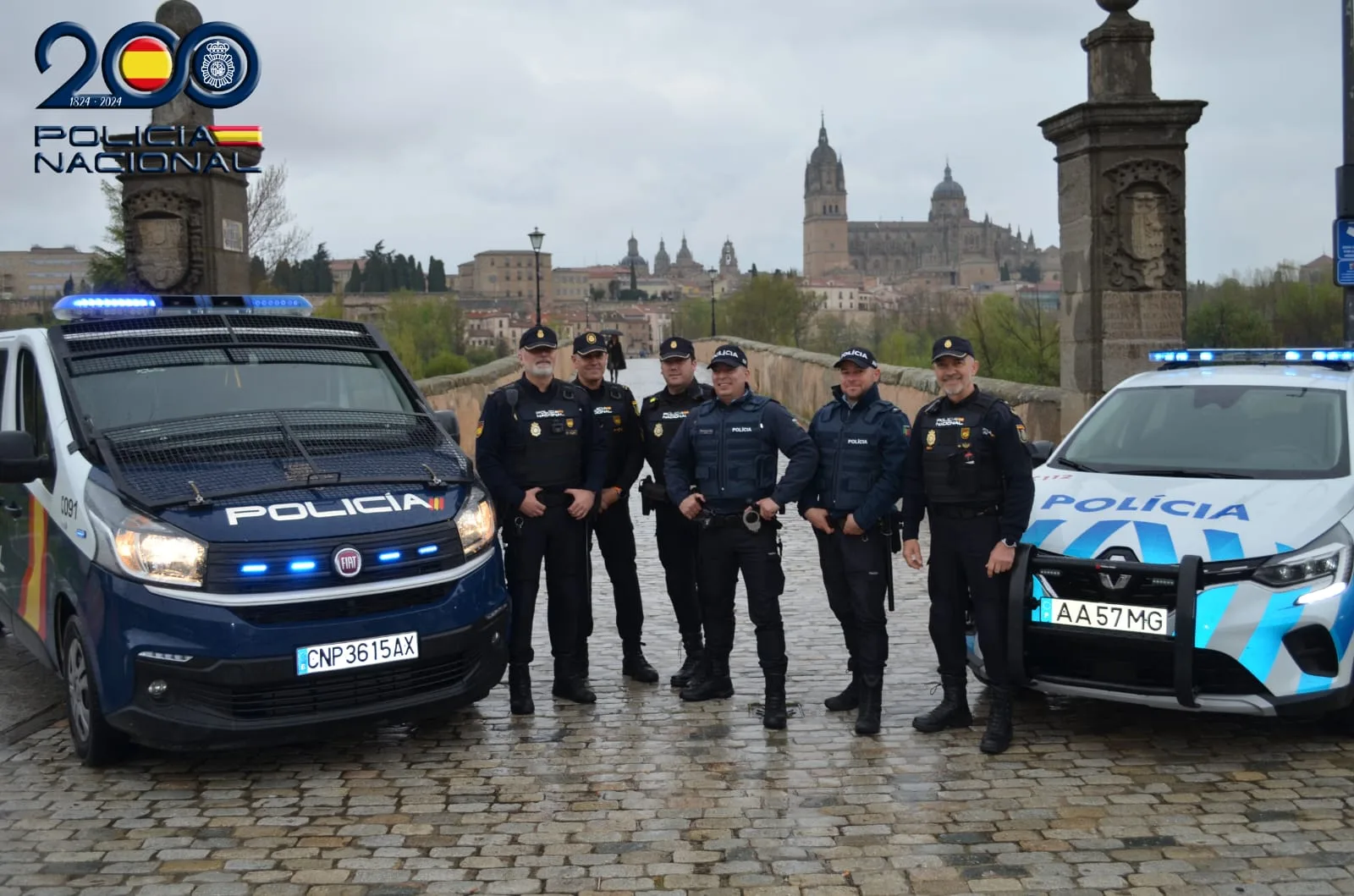 Agentes portugueses se incorporan a la Comisaría de Salamanca en el marco del proyecto europeo de seguridad ciudadana