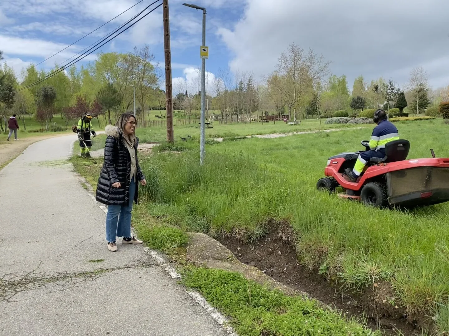 El parque de la Dehesa se prepara para el Lunes de Aguas
