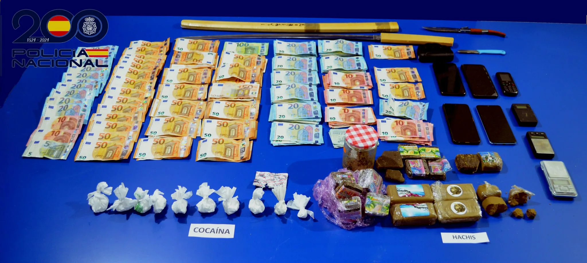 [FOTOS-VIDEO] Cinco detenidos tras desarticular la Policía cinco puntos de venta al menudeo de sustancias estupefacientes