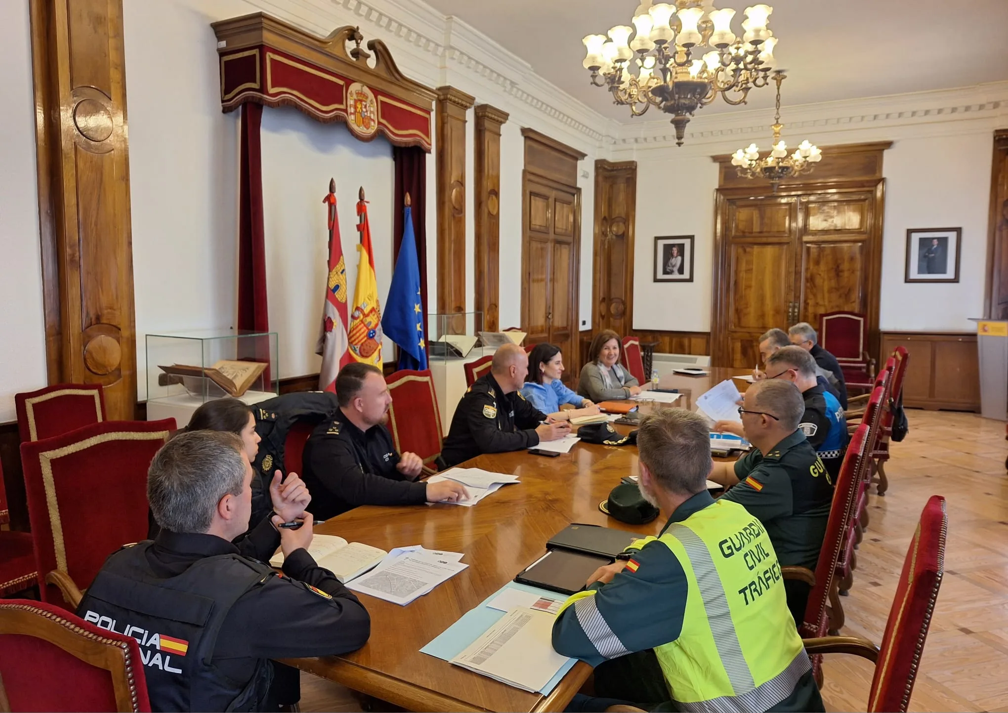 La Junta Local de Seguridad de Salamanca coordina el dispositivo especial para Semana Santa y Lunes de Aguas
