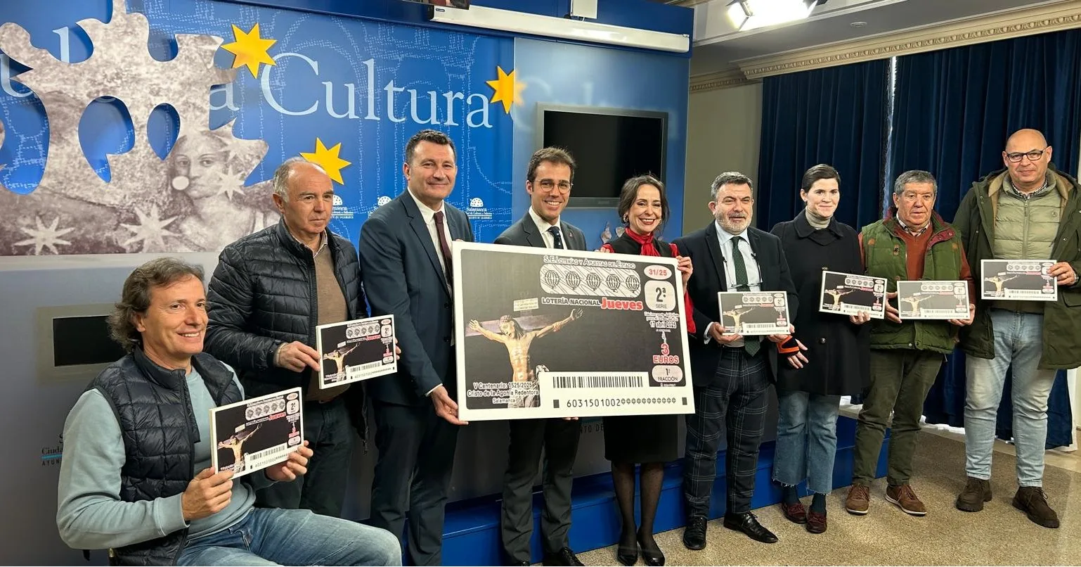 La Lotería Nacional dedica su décimo del Jueves Santo al Cristo de la Agonía Redentora