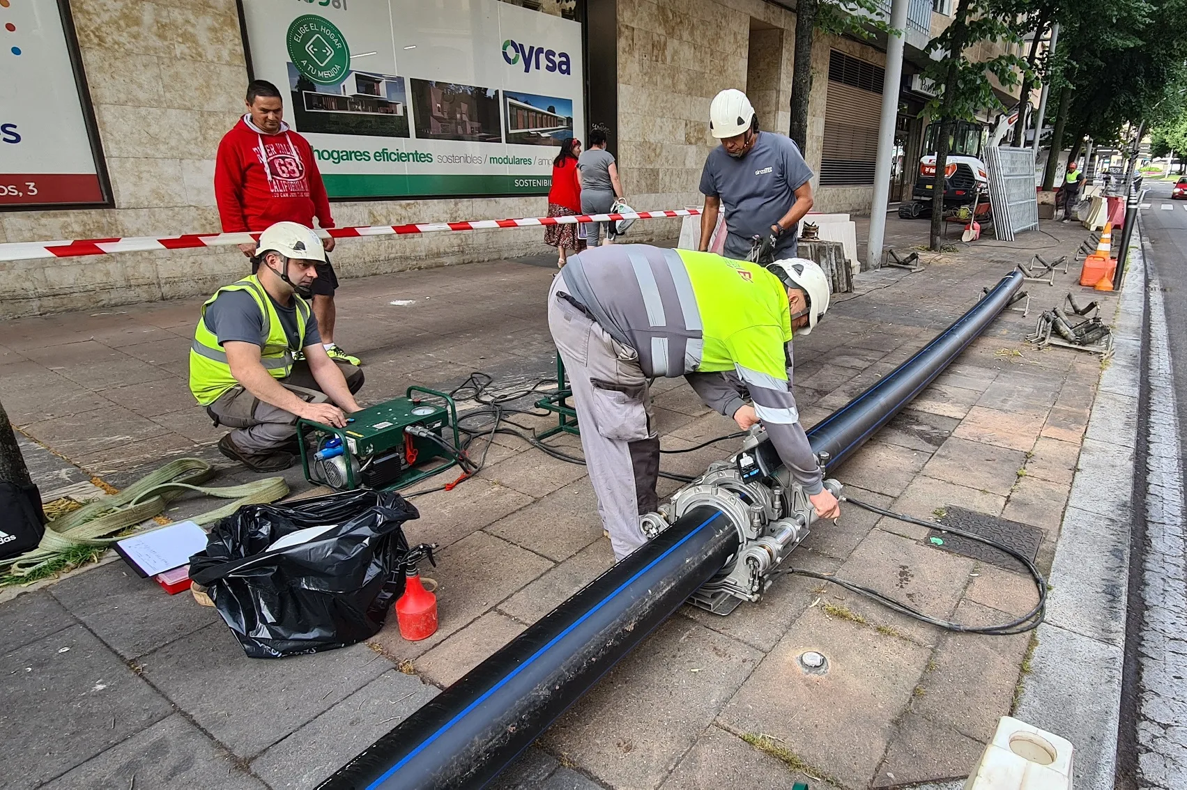 El Ayuntamiento de Salamanca impulsa la renovación de la red de agua en diversos barrios