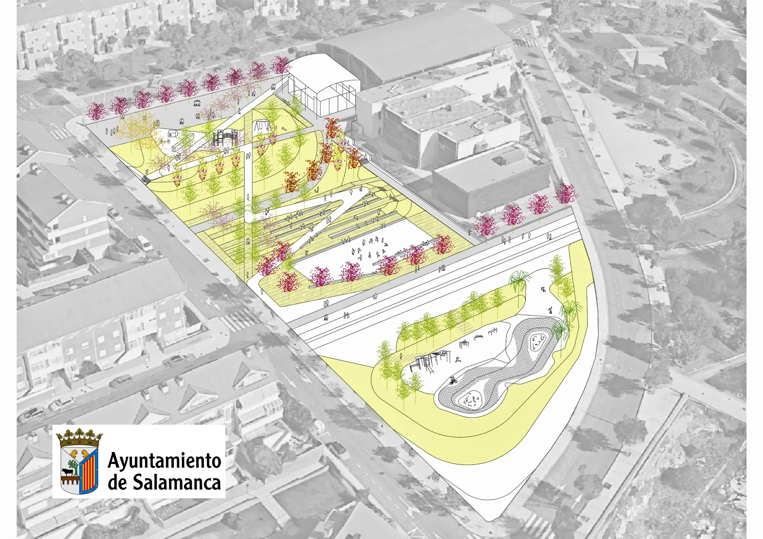 Salamanca transformará un solar en Vistahermosa en una gran plaza verde y multifuncional