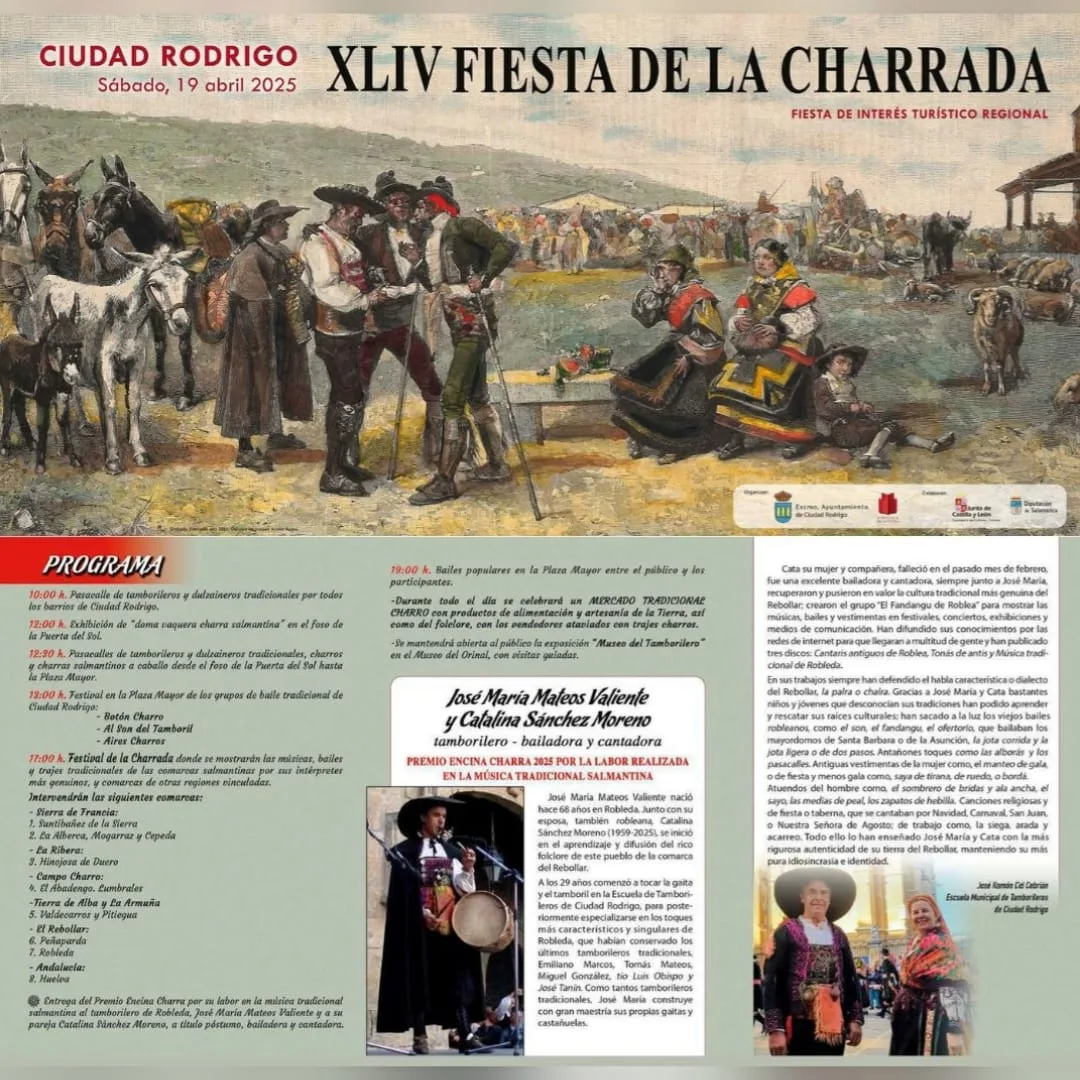 Ciudad Rodrigo celebra la XLIV Fiesta de la Charrada