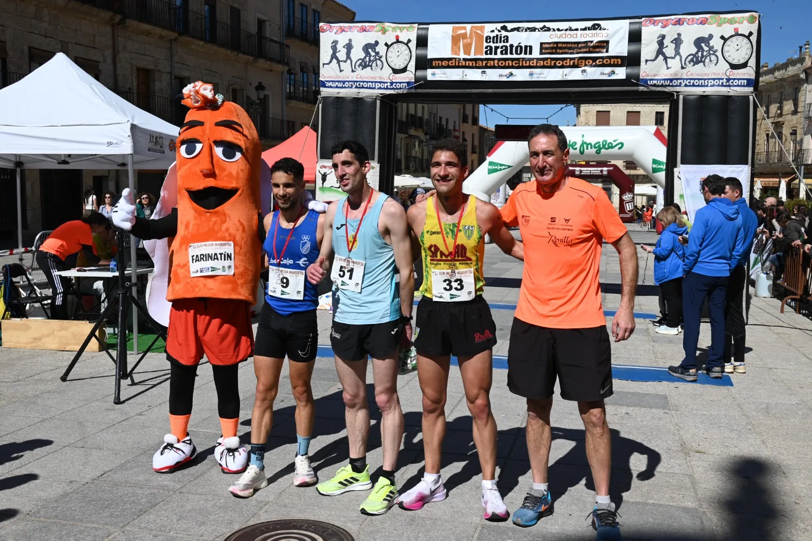 [FOTO-GALERIA] Récords masculino y femenino en la XVIII Media Maratón de Ciudad Rodrigo