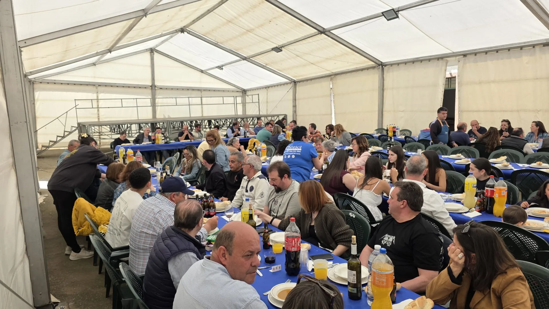 Cabezuela de Salvatierra cierra las fiestas de San Marcos con una comida de confraternidad