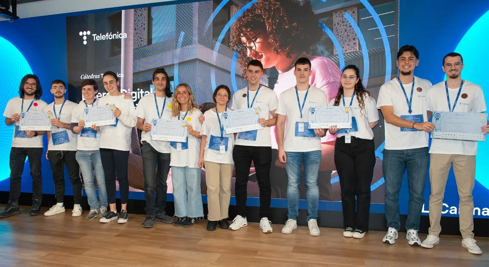 Premiados dos estudiantes de Informática en la primera edición del programa ‘Líderes Digitales Universitarios’