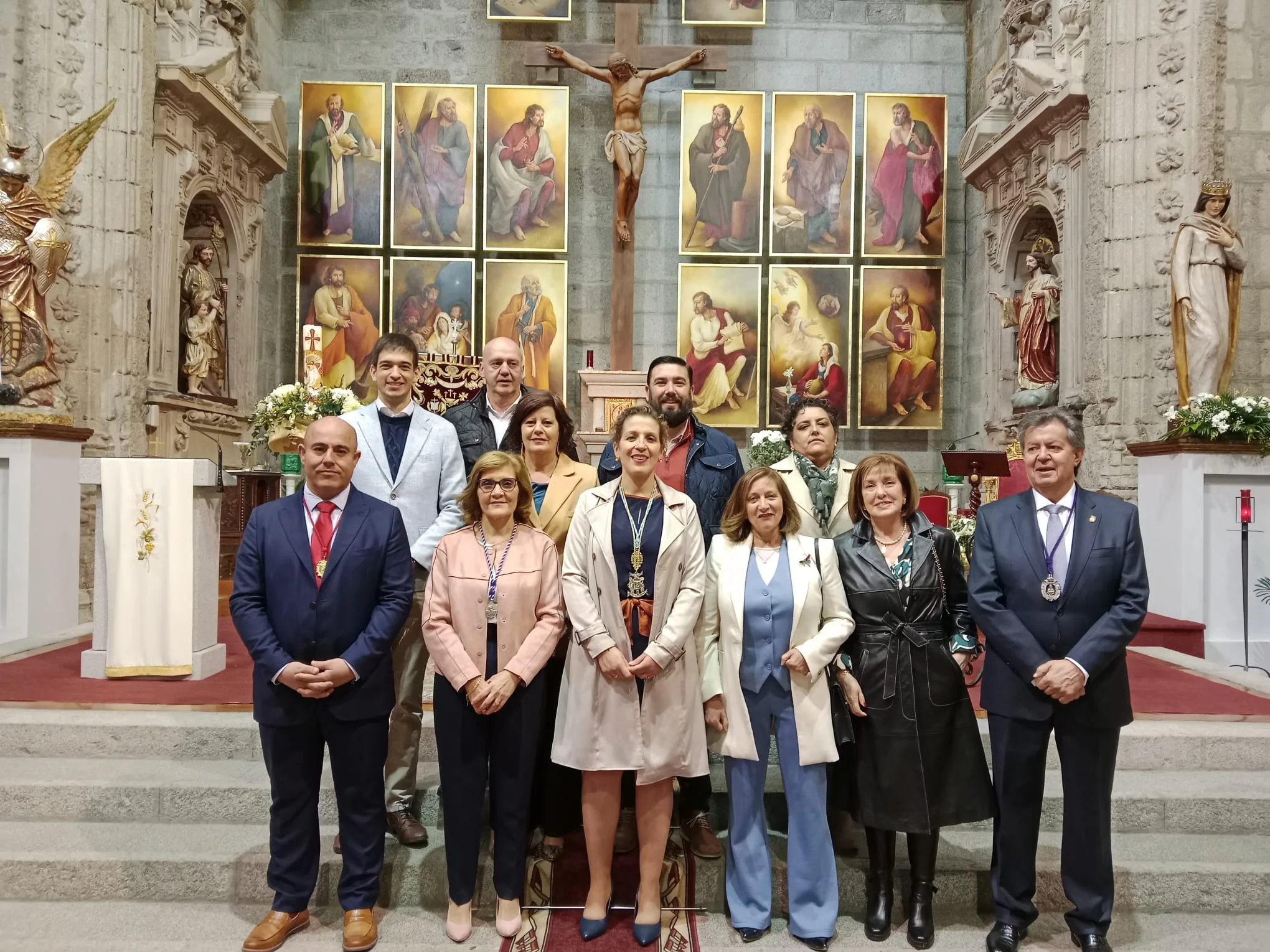 El Ayuntamiento de Peñaranda felicita al nuevo Consejo Rector de la Hermandad de Cofradías