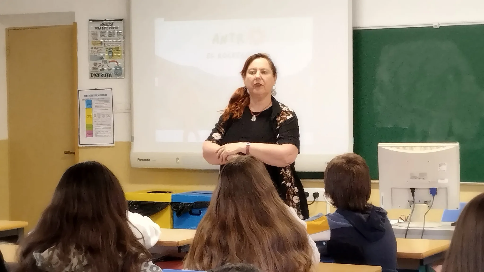 Arte rupestre en el colegio María Auxiliadora de Béjar de la mano de la arqueóloga Beatriz Comendador Rey