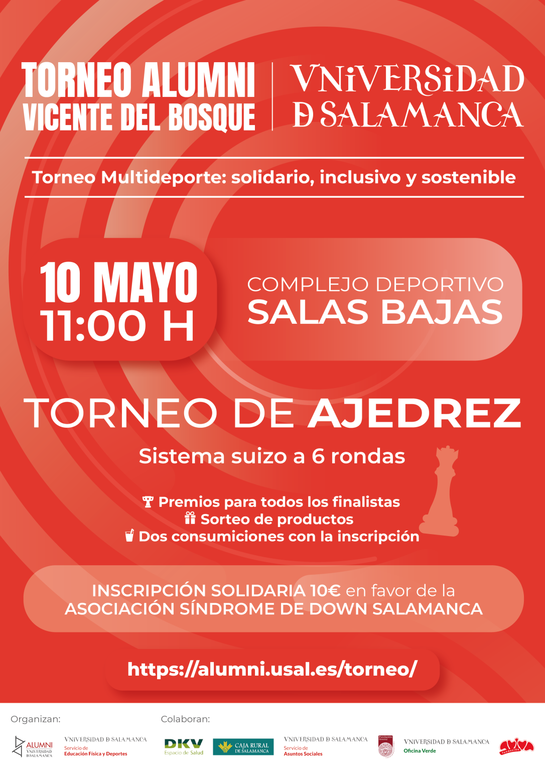 El Torneo Alumni Vicente del Bosque de Ajedrez se traslada a Villamayor por la lluvia y se celebrará en El Canto del Pádel