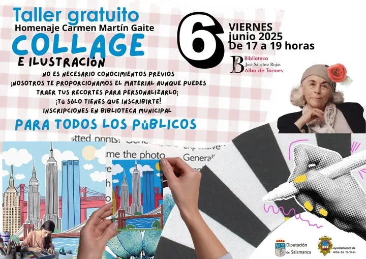 Alba de Tormes rinde homenaje a Carmen Martín Gaite con un taller creativo en la biblioteca municipal