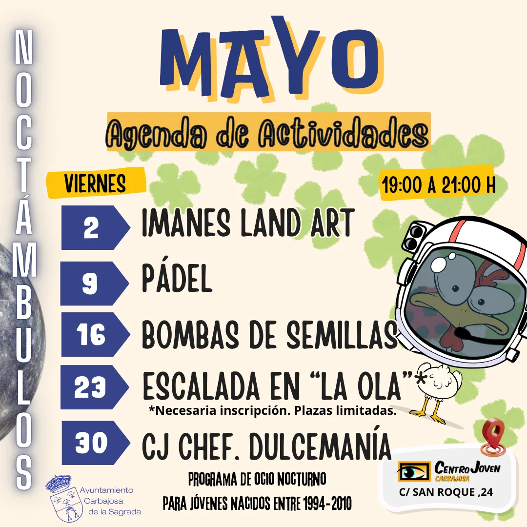 Nueva edición del programa gratuito de ocio saludable para los jóvenes de Carbajosa