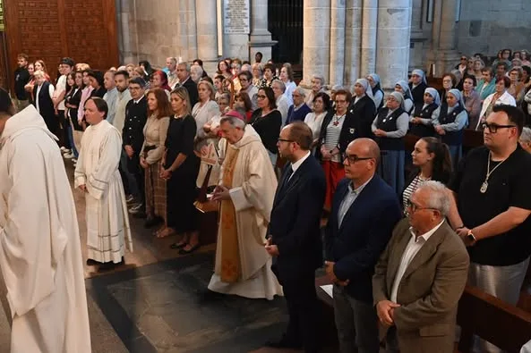 Ciudad Rodrigo celebra una misa de Acción de Gracias por el Papa León XIV