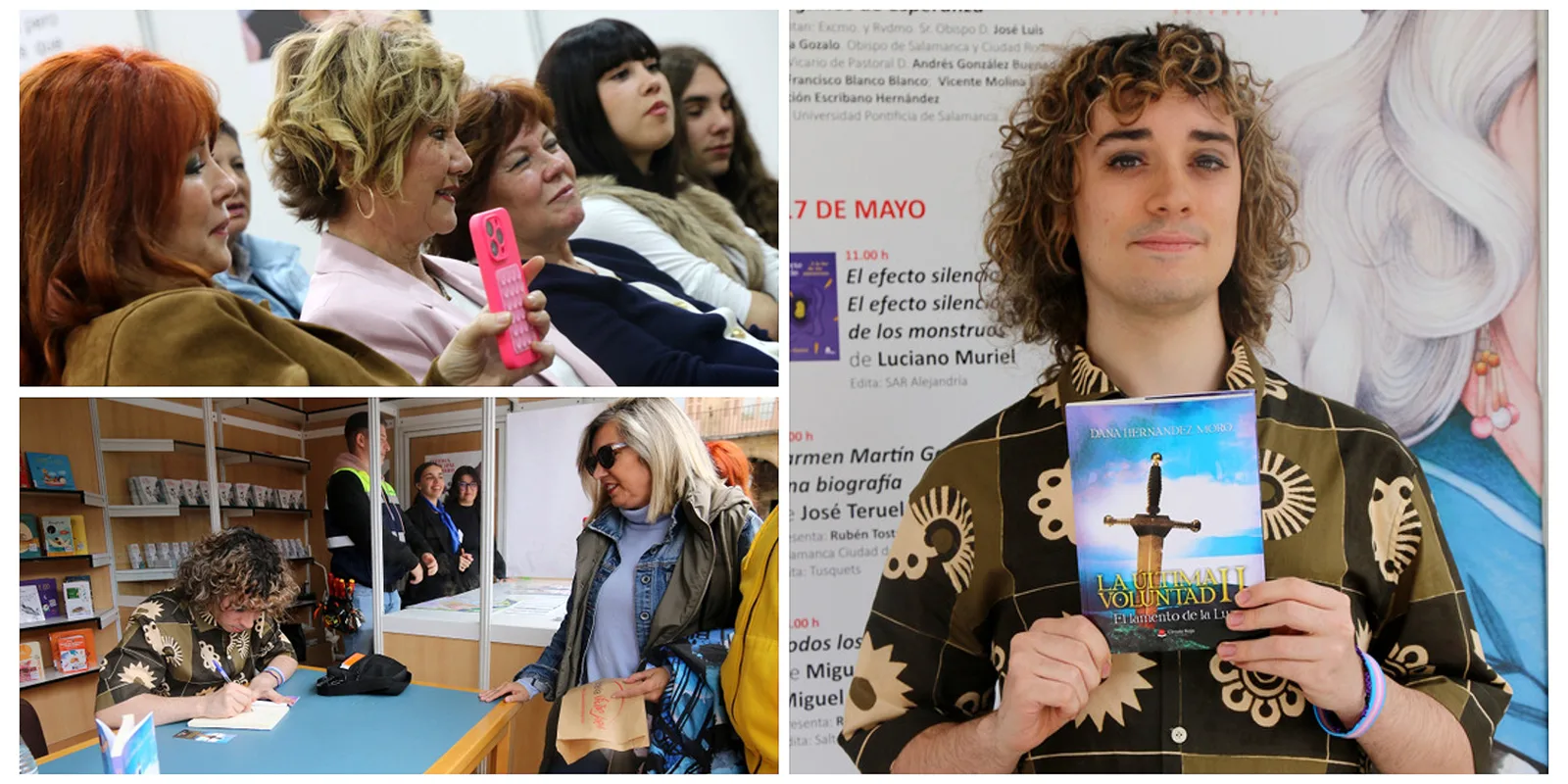 Dana Hernández Moro presenta en Salamanca su nuevo libro 'La Última Voluntad II: El Lamento de la Luz'