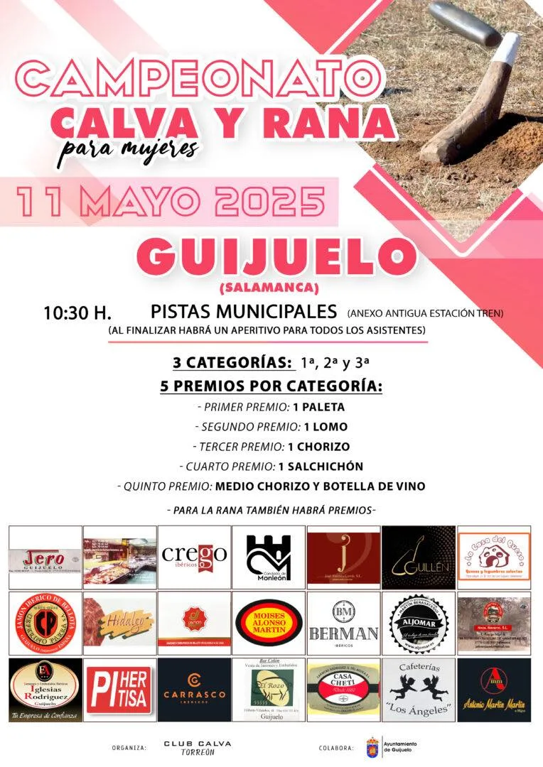 Campeonato de calva y rana en Guijuelo