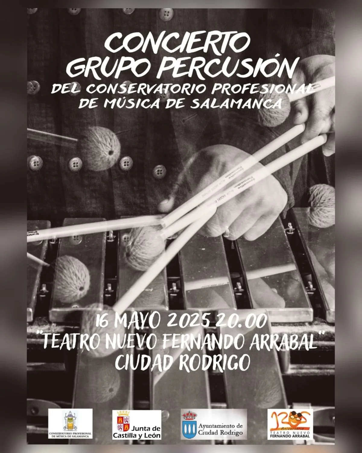 Concierto del Grupo de Percusión del Conservatorio Profesional de Música de Salamanca en el Teatro Nuevo
