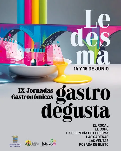 Ledesma celebra las IX Jornadas Gastronómicas Gastrodegusta los días 14 y 15 de junio