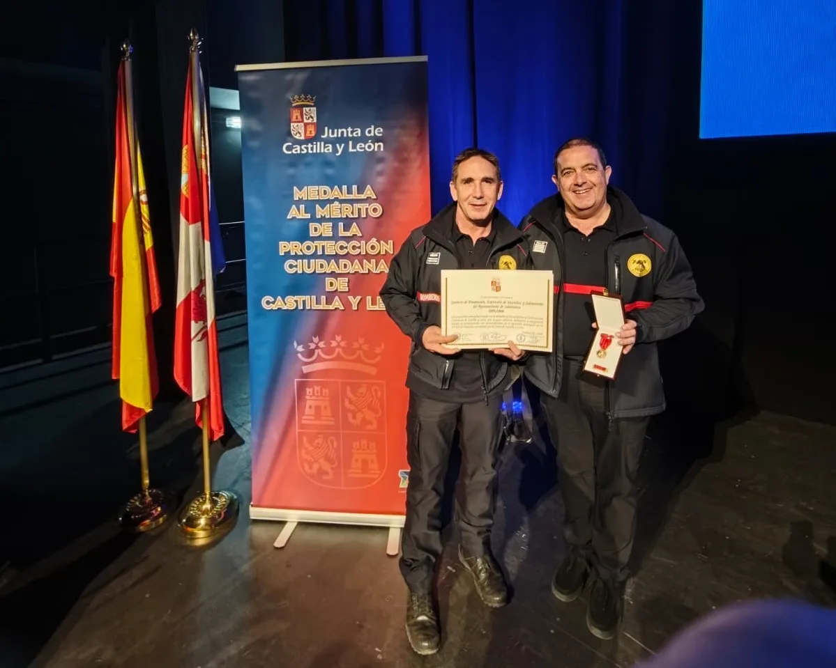 El SPEIS del Ayuntamiento de Salamanca recibe la Medalla de Oro al Mérito de la Protección Ciudadana de Castilla y León