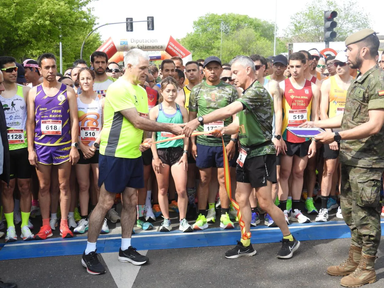 [FOTOS] Gran participación en la XIII Carrera Cívico-Militar 'San Fernando' celebrada en Salamanca