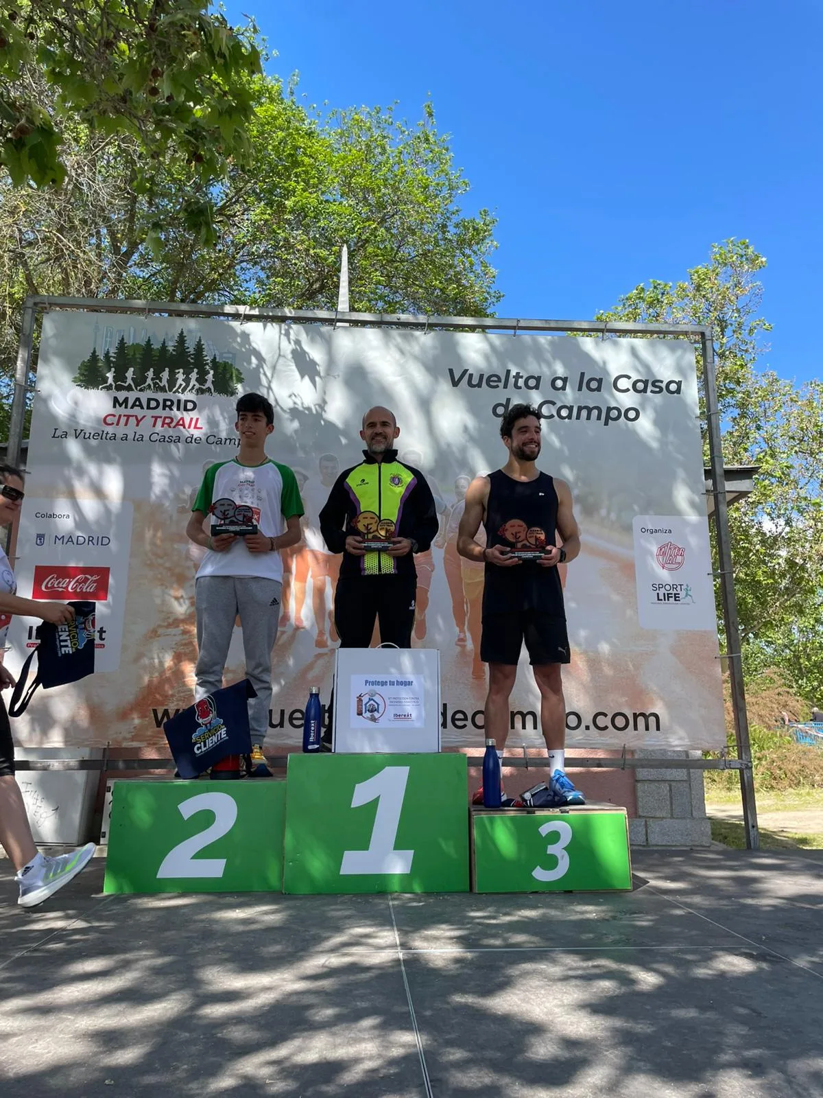 Éxito de los atletas peñarandinos y victoria del concejal de Deportes en Madrid