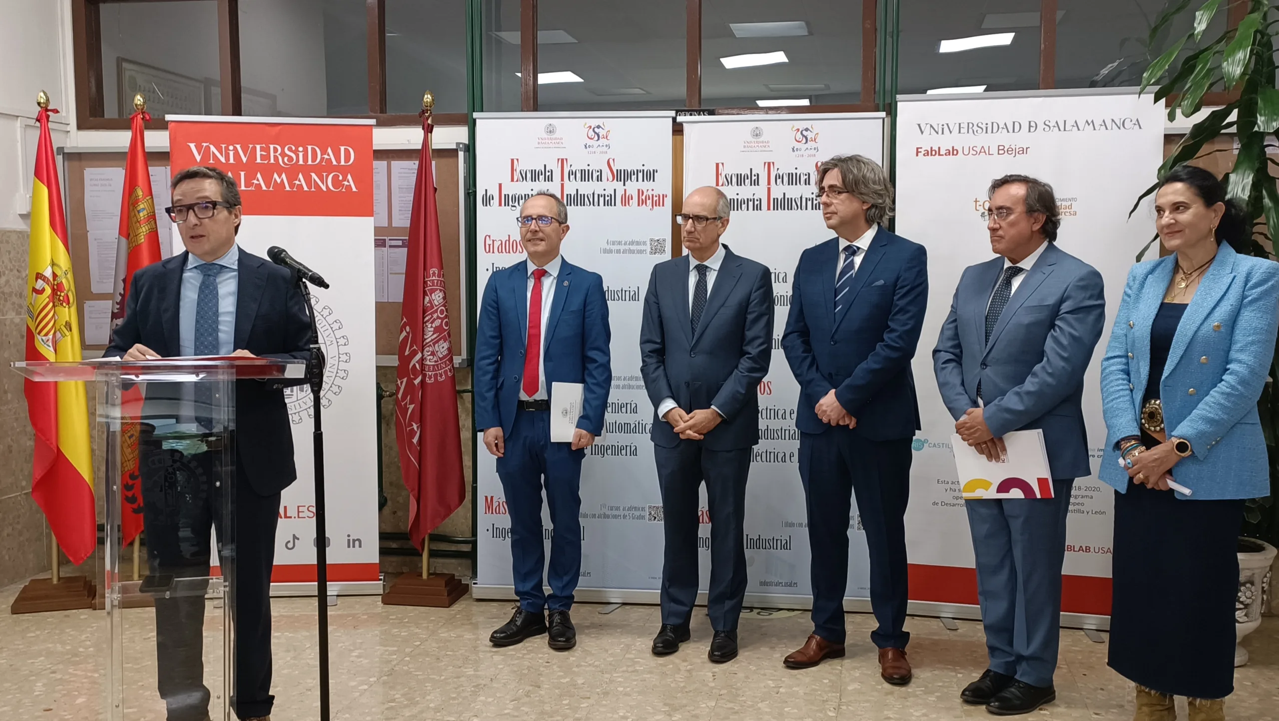 Inaugurado el Centro Científico, Tecnológico y Empresarial de la Escuela de Ingenieros de Béjar tras una inversión municipal de 500.000 euros