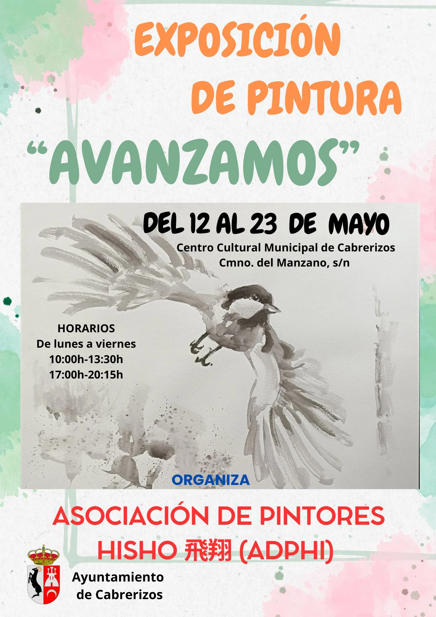 Cabrerizos acoge la exposición de pintura "Avanzamos" del 12 al 23 de mayo