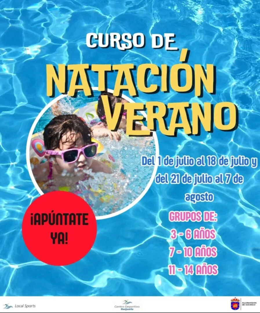 Ya te puedes apuntar a los cursos de natación