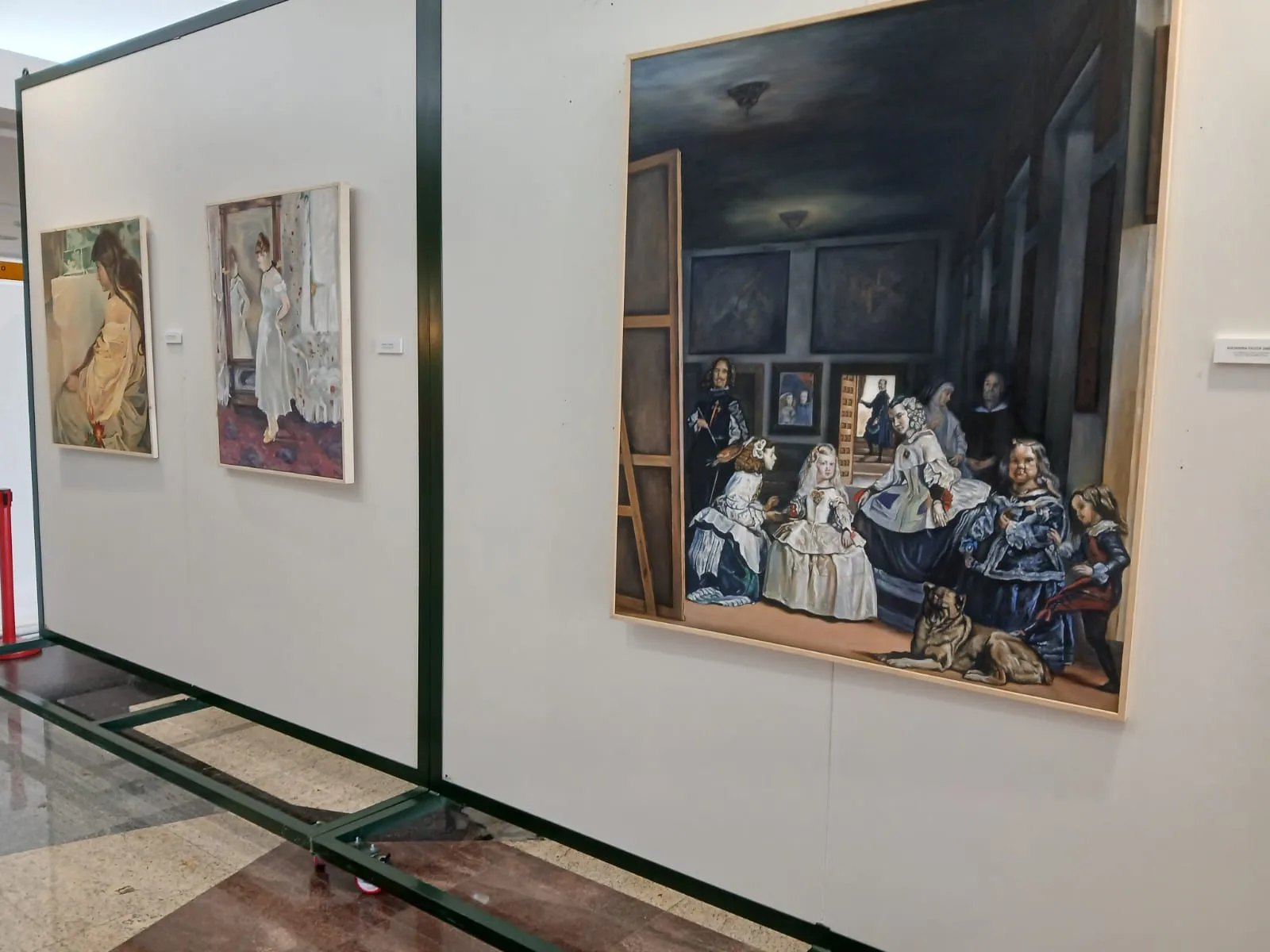 Vialia Estación de Salamanca inaugura la exposición “El germen de la pintura” con obras del alumnado de Bellas Artes de la USAL