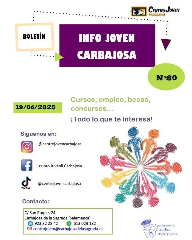 El Ayuntamiento de Carbajosa publica una nueva edición del Boletín Info Joven
