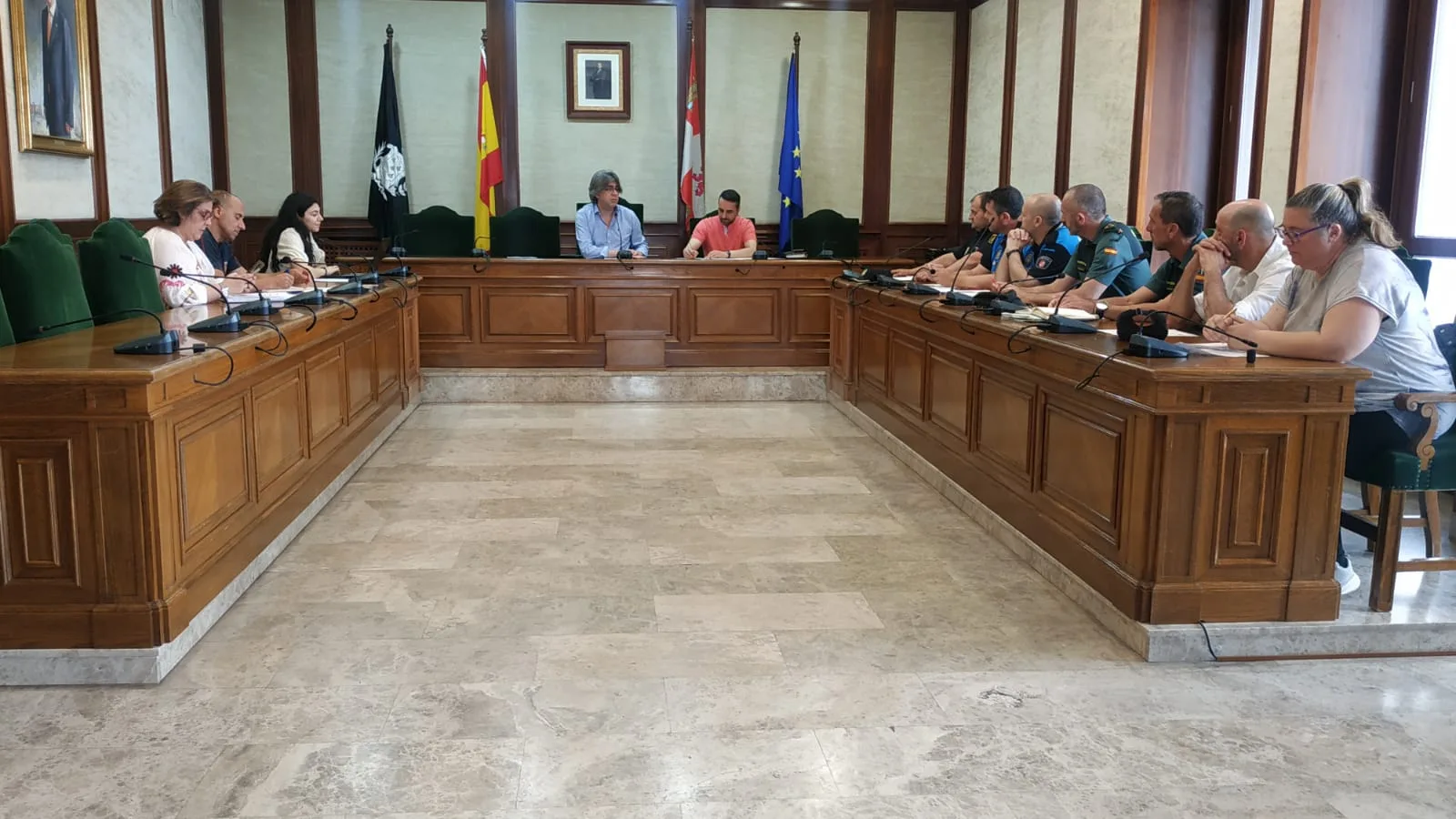 Béjar refuerza la seguridad para el Corpus 2025 con una reunión de coordinación entre cuerpos de seguridad