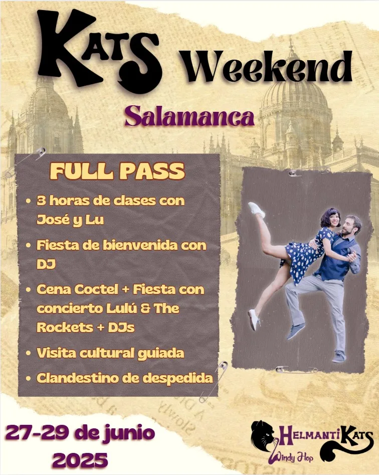 'Kats Weekend': primer Festival de Swing en Salamanca con más de 150 participantes y pases agotados
