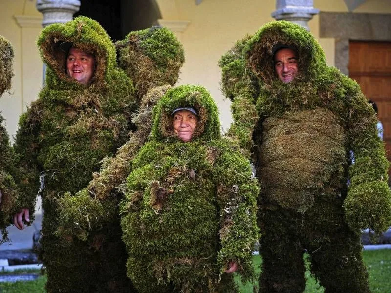 Los Hombres de Musgo, protagonistas de la solemne procesión del Corpus Christi en Béjar