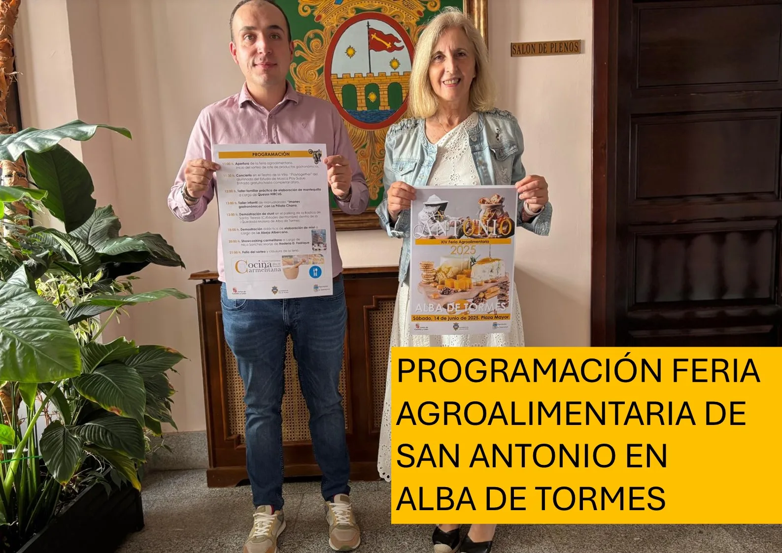 Alba de Tormes celebrará la Feria Agroalimentaria de San Antonio el sábado 14 de junio con gastronomía, talleres, música y motor