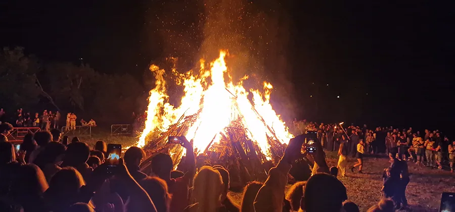 Salamanca celebra esta noche la tradicional Hoguera de San Juan en el barrio del Zurguén