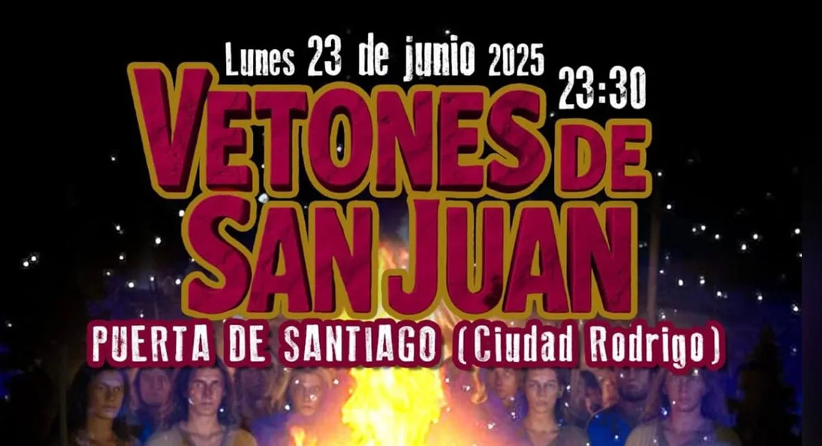 Ciudad Rodrigo celebra esta noche la tradicional Hoguera de los Vetones de San Juan