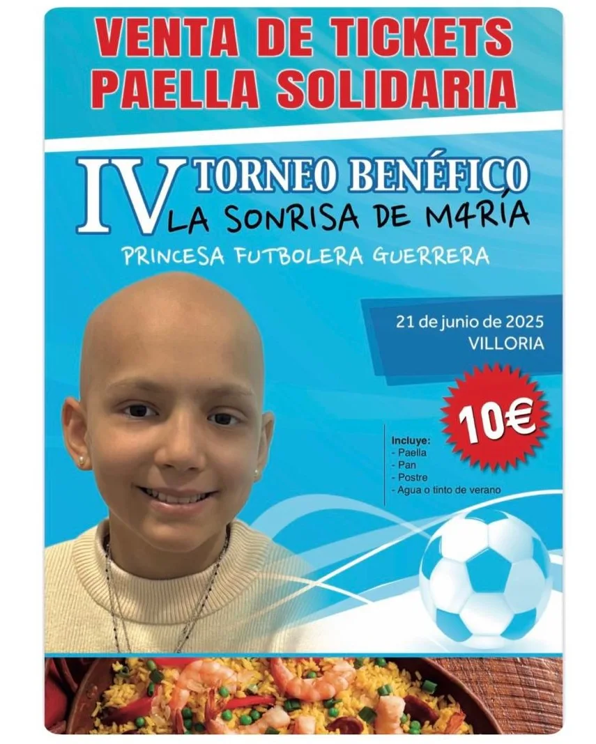 Villoria acoge el IV Torneo Benéfico "La Sonrisa de M4ría" a favor de la lucha contra el cáncer