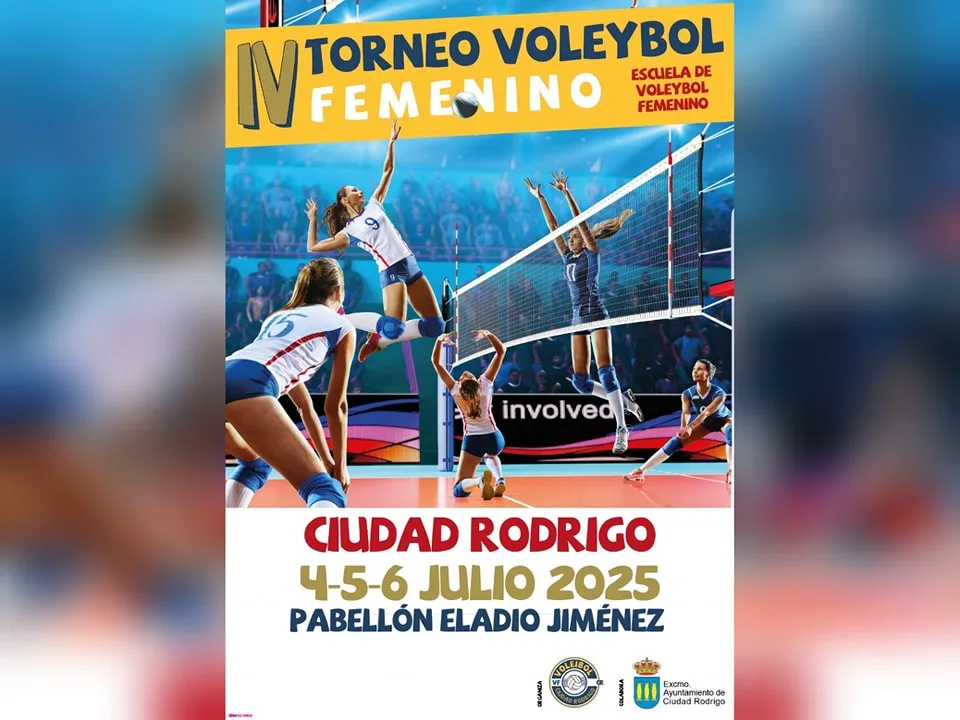 Ciudad Rodrigo acoge el IV Torneo de Voleibol Femenino y prepara un campeonato de voley playa para este verano