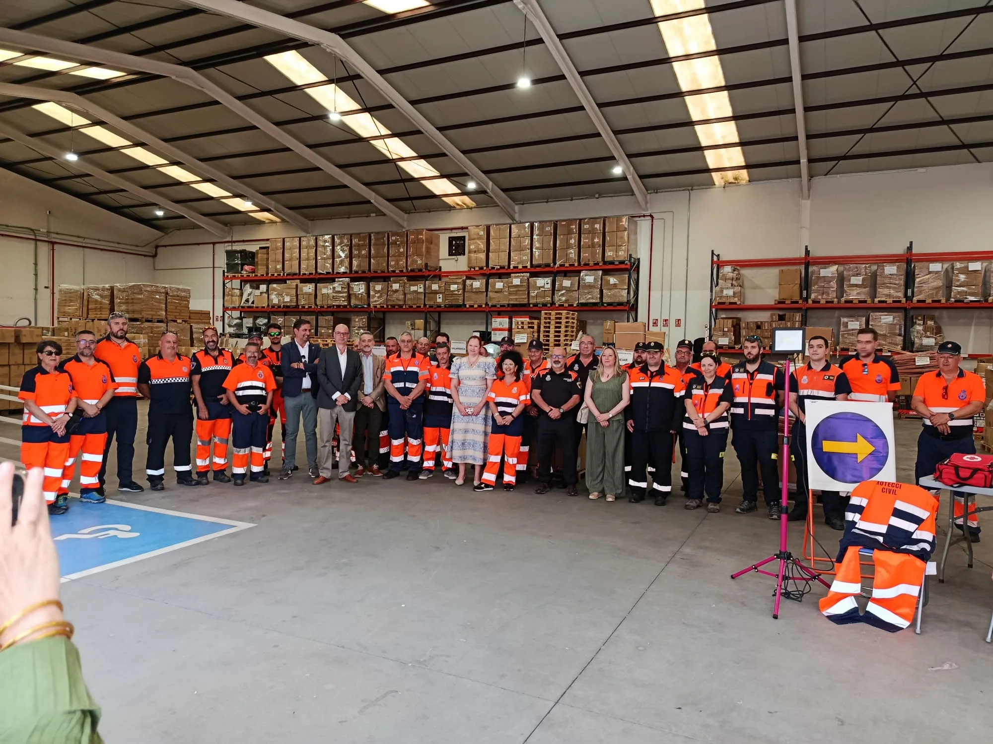 La Junta de Castilla y León invierte cerca de 7.000 euros en ampliar el equipamiento de Protección Civil de Santa Marta de Tormes