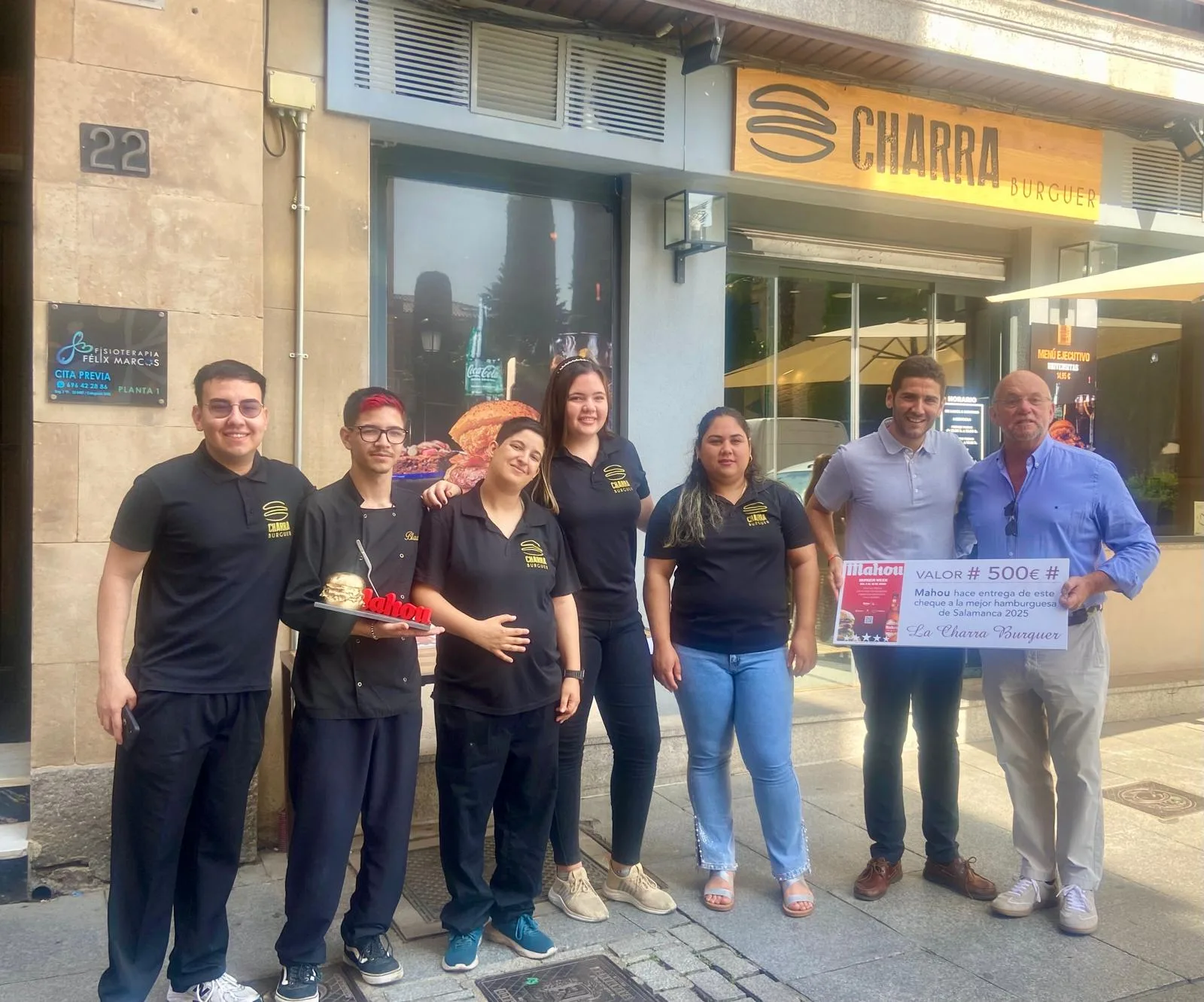 “La Faraona” de Charra Burger, elegida Mejor Hamburguesa de Salamanca 2025