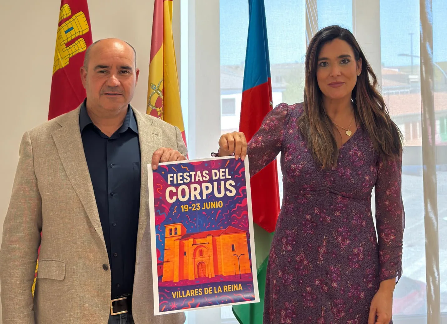 Villares de la Reina presenta el cartel y el programa oficial de las Fiestas del Corpus 2025