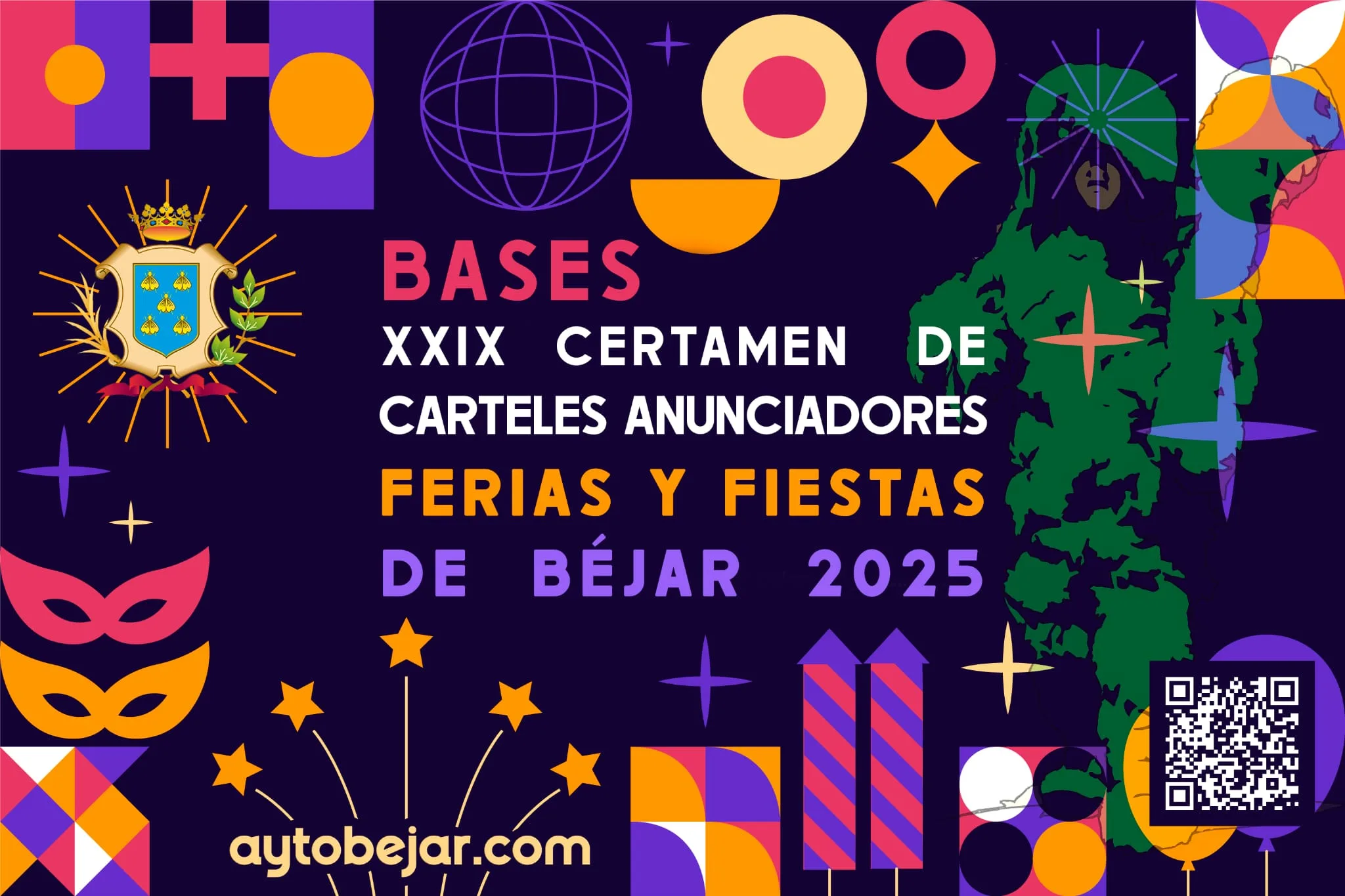 El Ayuntamiento de Béjar convoca el XXIX Certamen de Carteles para anunciar sus Ferias y Fiestas 2025