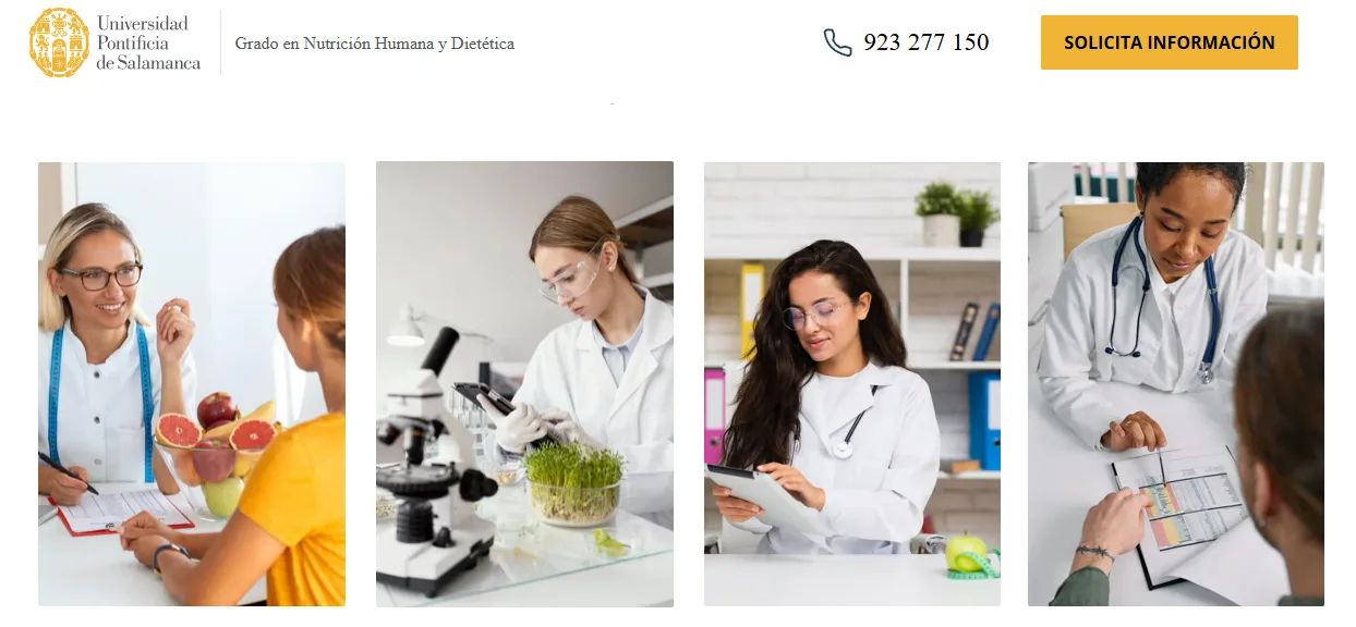 La UPSA impulsa el Grado en Nutrición Humana y Dietética con inicio en septiembre de 2025