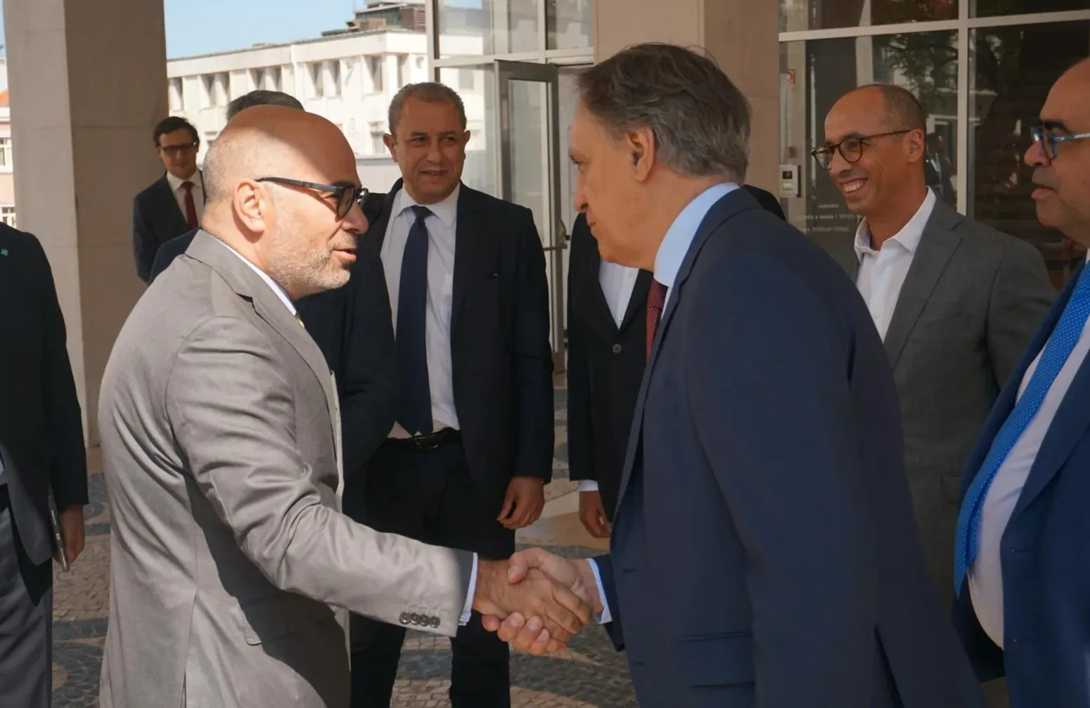 García Carbayo traslada al ministro de Infraestructuras de Portugal la importancia de impulsar el corredor ferroviario Aveiro-Ciudad Rodrigo-Salamanca