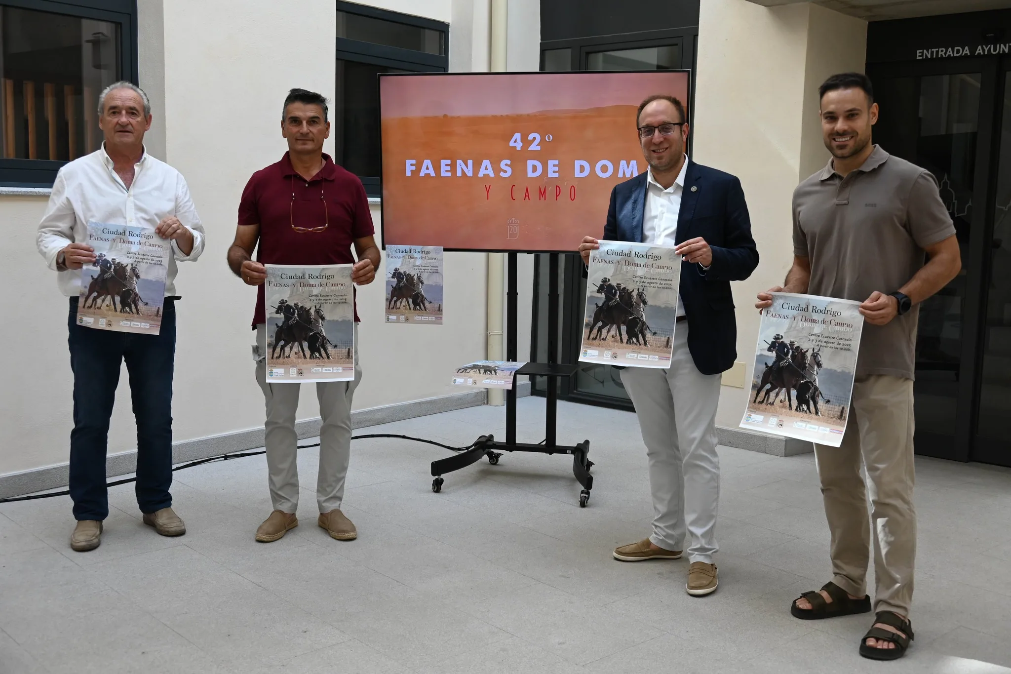 Ciudad Rodrigo reúne a los mejores jinetes en el 42º Concurso de Faenas y Doma de Campo