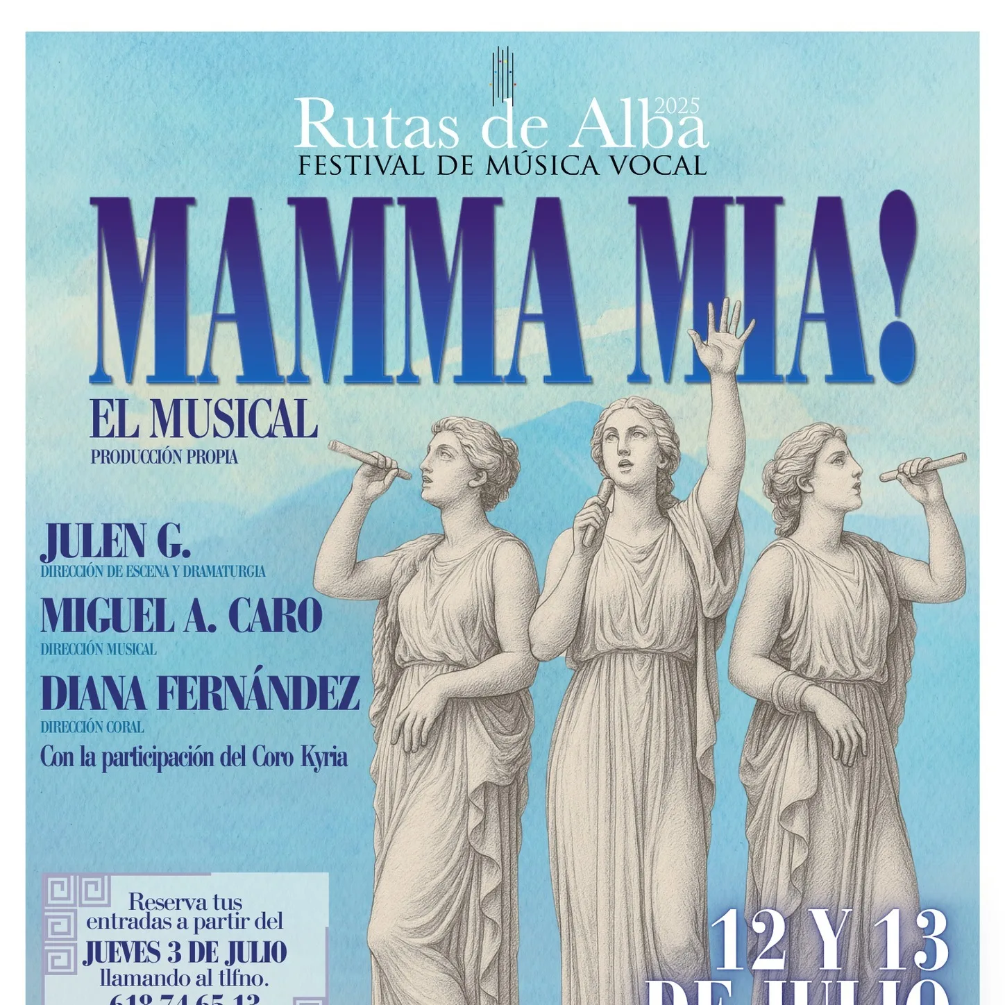 El Teatro de la Villa acoge el musical Mamma Mía con dos funciones gratuitas el 12 y 13 de julio